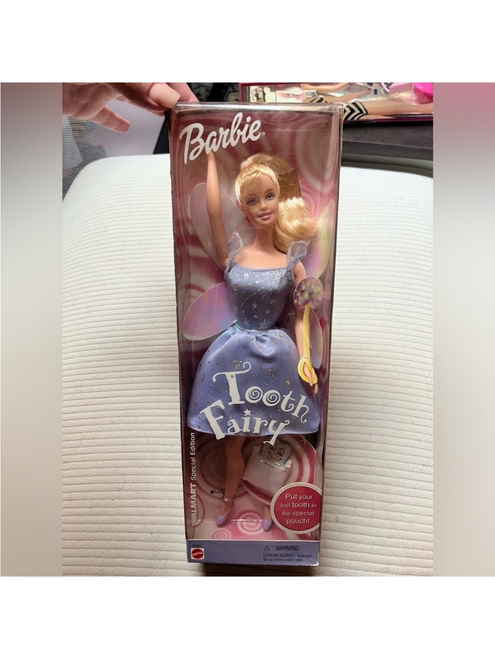 Barbie Tooth Fairy Doll - Lavender Dress with Pink Wings